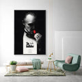 The Godfather Movie Poster – HD Wall Art for Home & Bar Decor Movie Wall Poster Axl White1 21X30cmNoframe