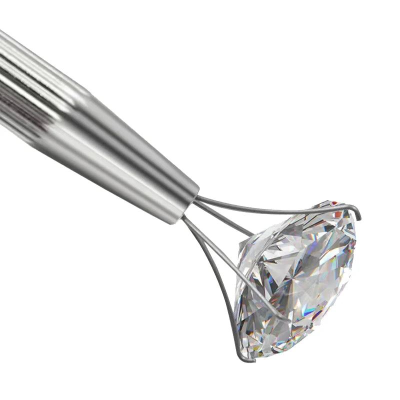 4-Claw Stainless Steel Jewelry Bead & Gem Pick-Up Grabber Tool Jewelry Pick-Up Tool Axl