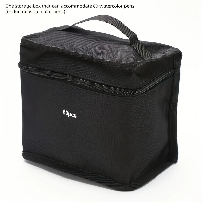 Large Capacity Marker Storage Bag – Holds 60 Markers | Zippered Marker Storage Bag Axl