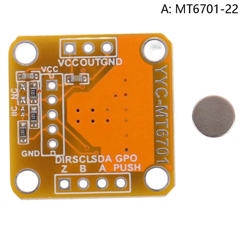 MT6701 14-Bit Magnetic Encoder Angle Sensor – AS5600 Replace Magnetic Encoder Module Axl A