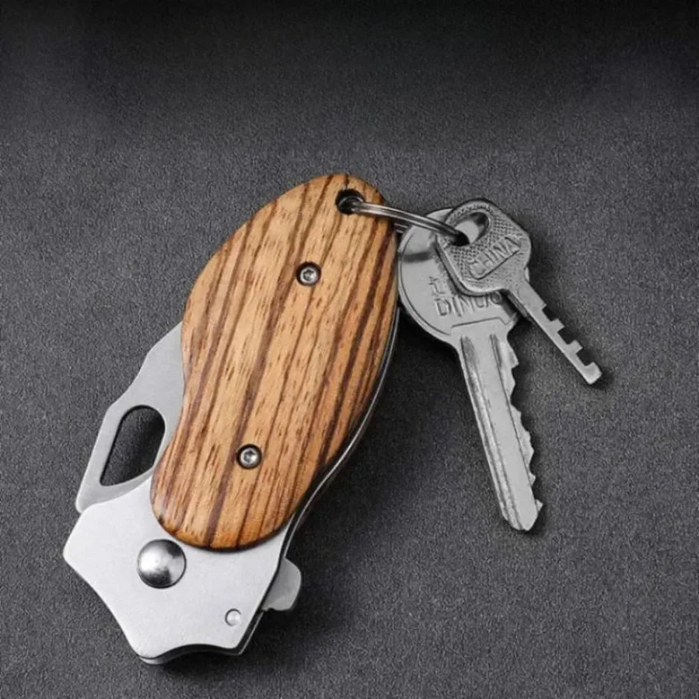 Mini Folding Pocket Knife – Stainless Steel Camping Keychain Blade Folding Pocket Knife Axl