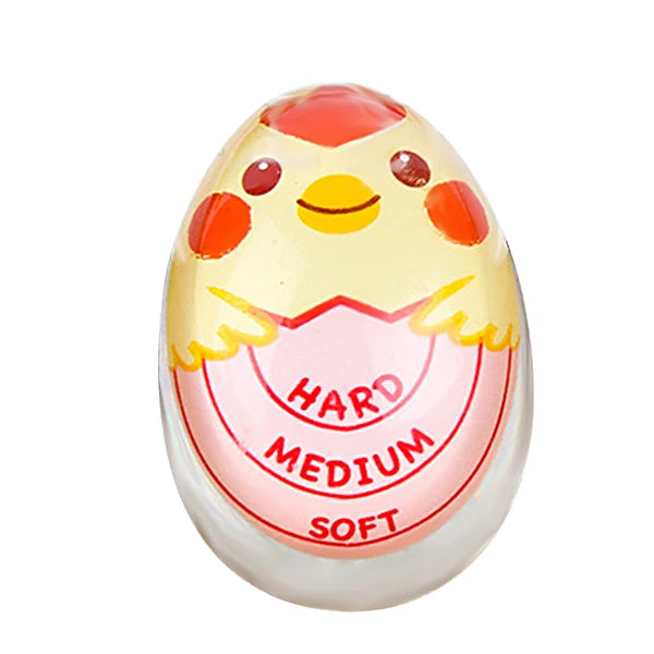 Color Changing Egg Timer – Soft, Medium & Hard Boiled Egg Timer Axl Chick-Pink