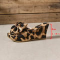 Women's Flower Wedge Platform Sandals – Leopard Chunky Sole Wedge Platform Sandals Axl leopard print 43
