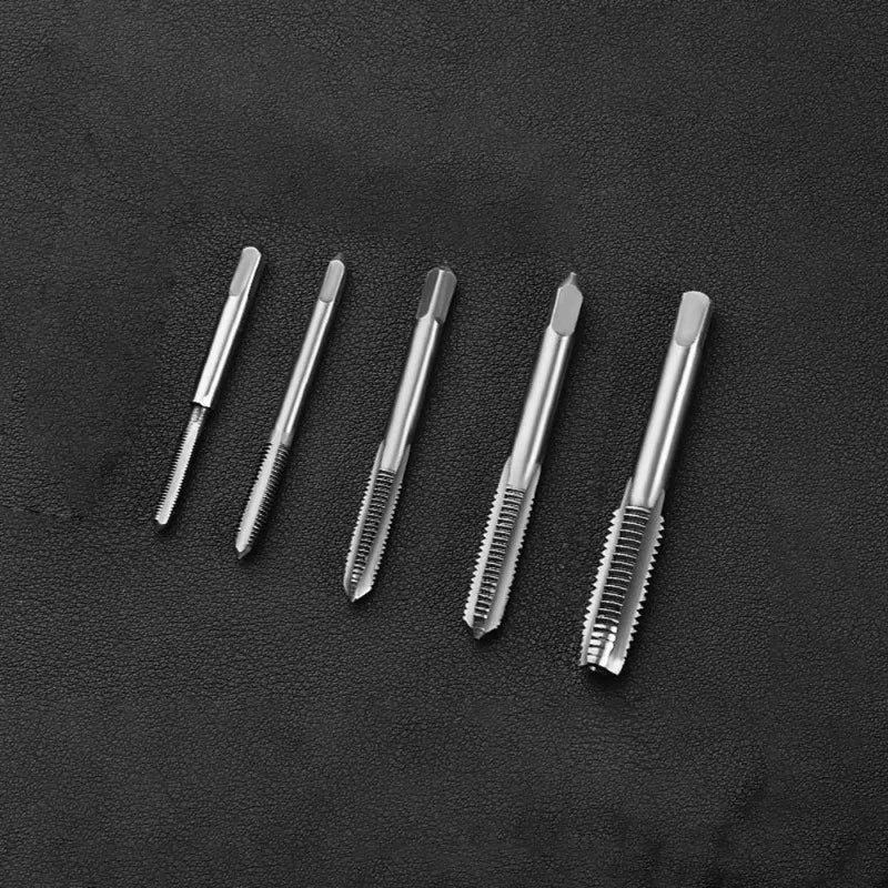 5/7 PCS Hand Tap Set M3–M12 | Bearing Steel Thread Tap Drill Kit Hand Tap Set Axl
