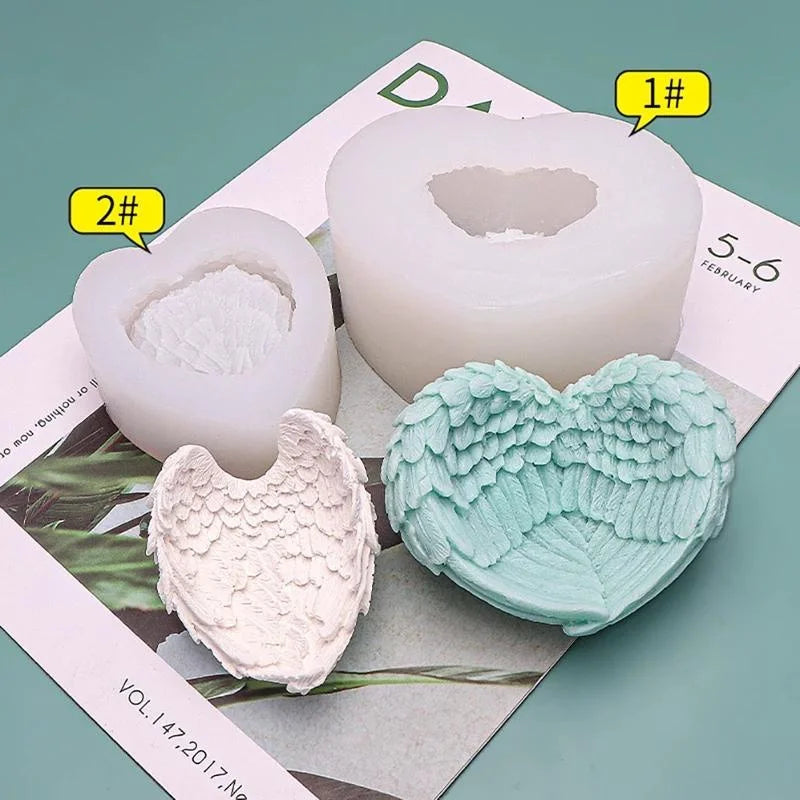 Angel Wings Silicone Mold – Candle, Resin & Epoxy Craft Mold Silicone Craft Mold Axl