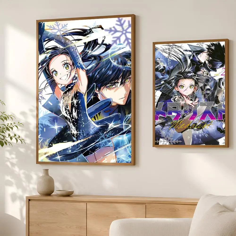 Manga M-Medalist Self-Stick HD Wall Art Poster | Waterproof Wall Art Poster Axl