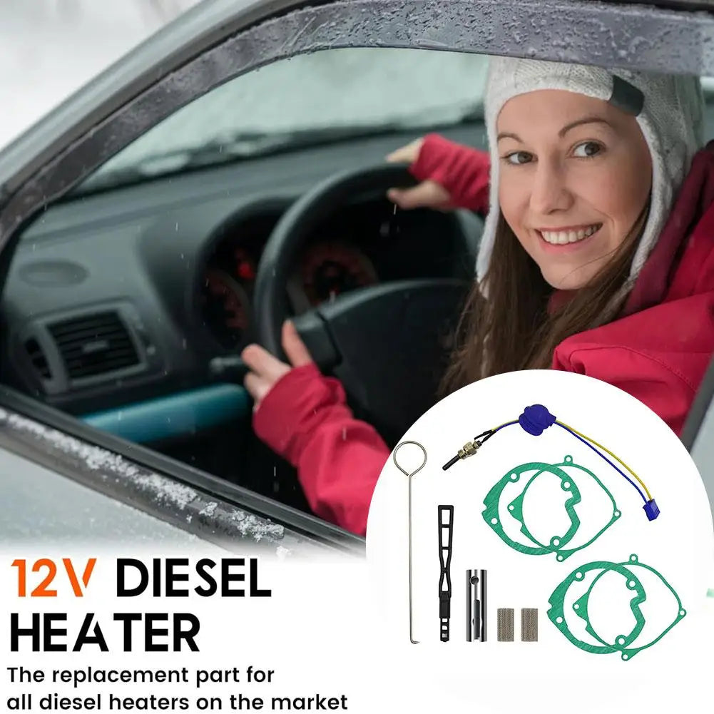 12V Glow Plug Repair Kit for 2/5/8KW Diesel Parking Heaters Heater Repair Kit Axl