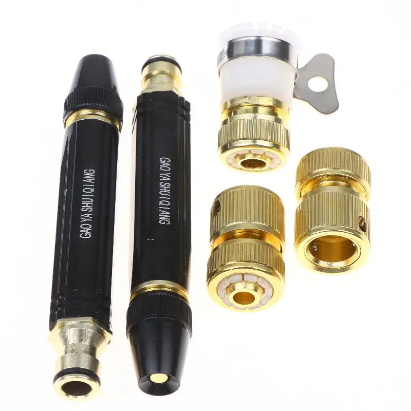 High Pressure Garden Hose Jet Spray Nozzle | Metal Power Washer Garden Hose Nozzle Axl