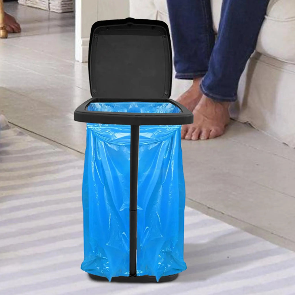 Retractable Trash Bag Holder Stand – Garden & Outdoor Use Trash Bag Holder Axl