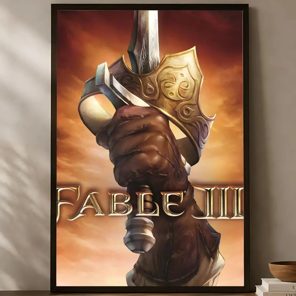 Fable Game HD PVC Self-Stick Wall Art Poster – Waterproof Decor Wall Art Poster Axl White02 60X90cmNoframe