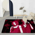 Anime NANA Flannel Floor Mat – Non-Slip Soft Indoor Rug Flannel Floor Mat Axl White3 120x160cm