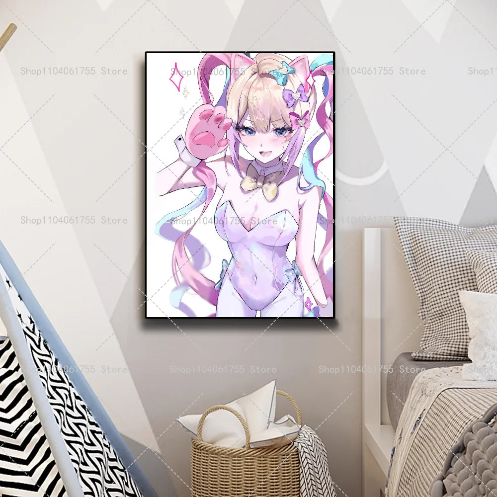 Needy Girl Overdose Game Poster – Waterproof Wall Sticker Art Wall Art Poster Axl