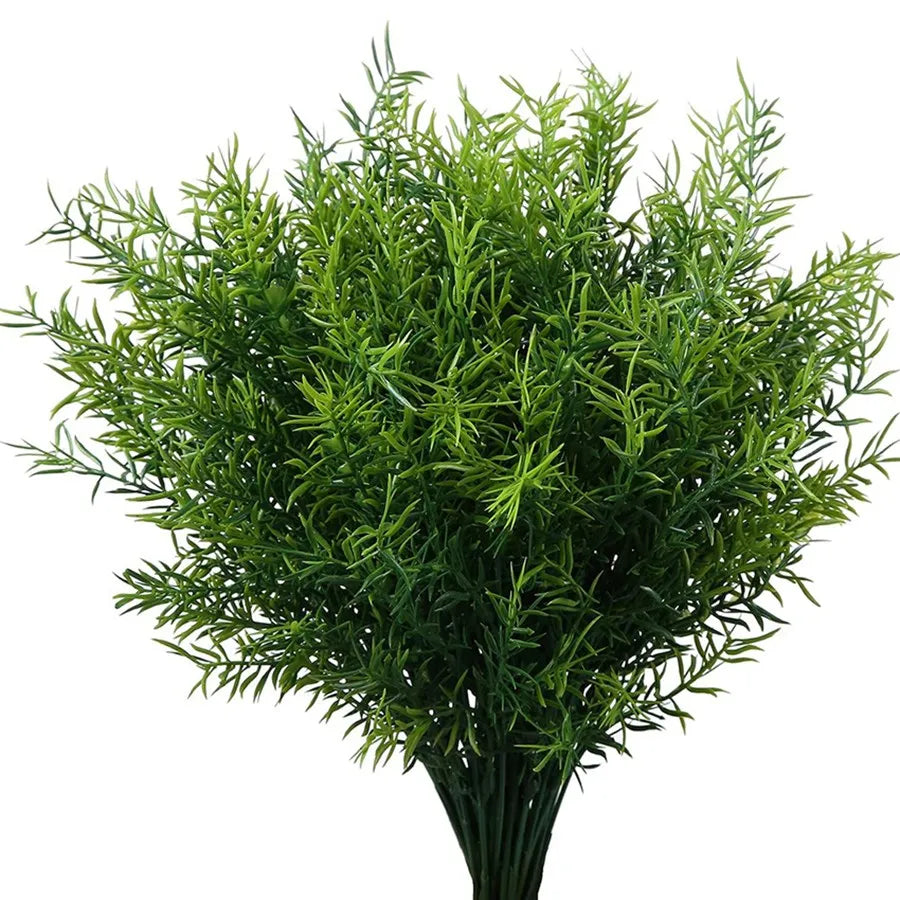 Artificial Lotus Flower Branch | Plastic Fake Plant Home Decor Artificial Flower Branch Axl (army green) 2pcs