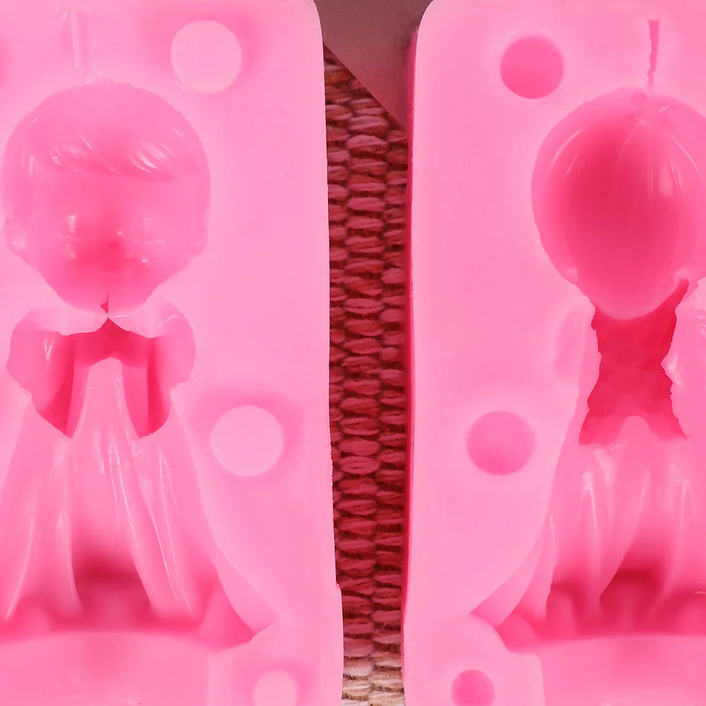 3D Angel Silicone Mold – Candle, Soap, Lollipop & Cake Silicone Craft Mold Axl