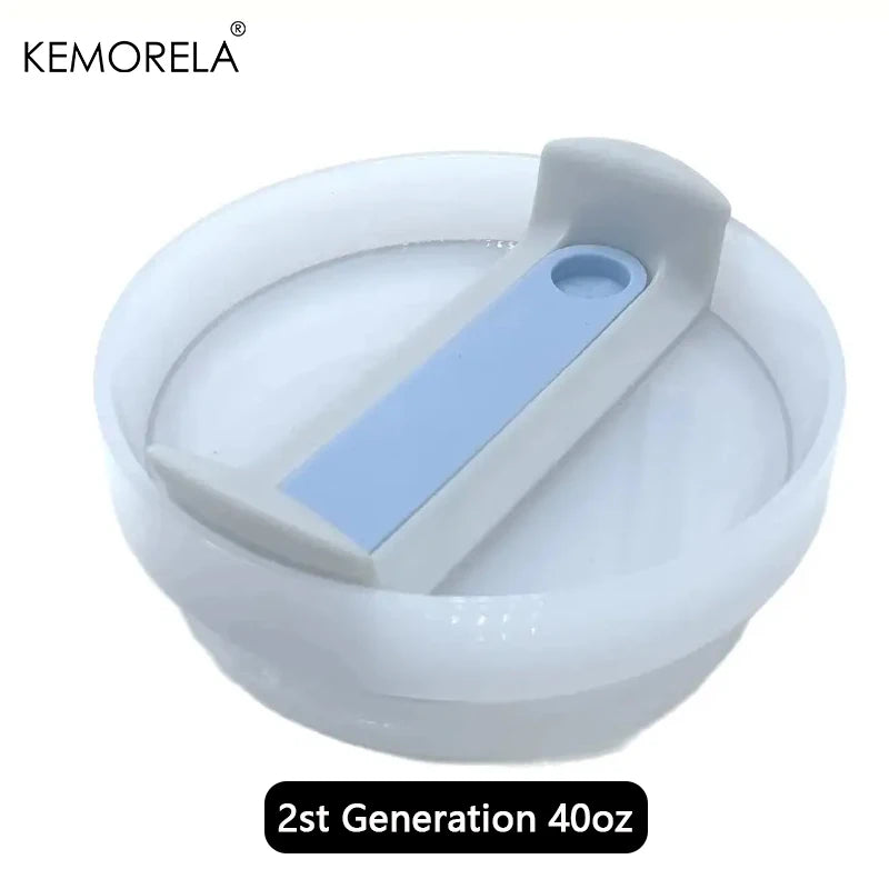 KEMORELA 40 oz Tumbler Replacement Lid with Handle Cap Tumbler Replacement Lid Axl blue A