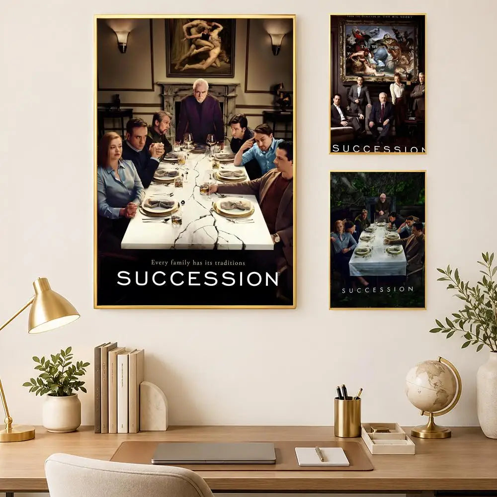 Succession TV Show Self-Stick Wall Art Poster – HD Waterproof Wall Art Poster Axl