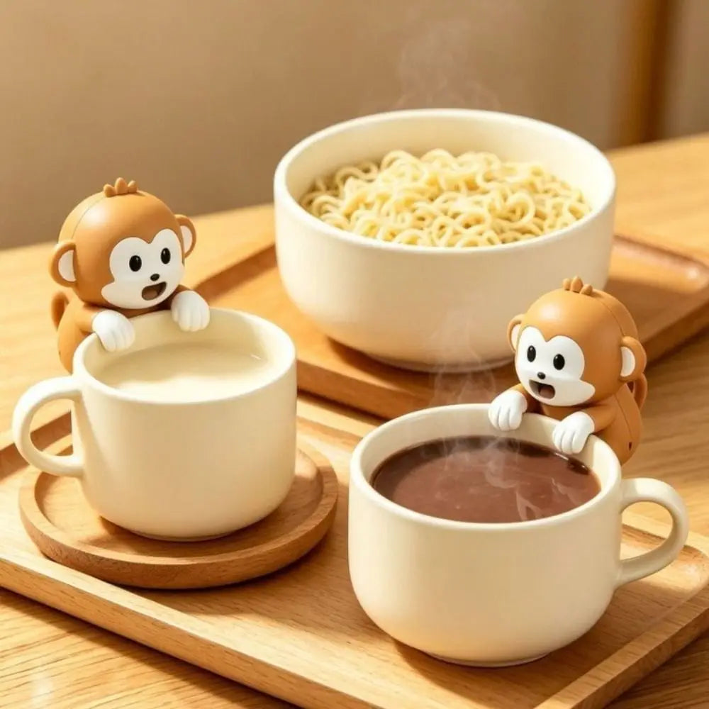 Cartoon Monkey Portable Food Cooling Fan – USB Rechargeable Baby Food Cooling Fan Axl