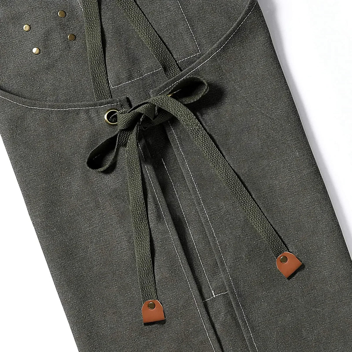 Canvas Chef Apron Cross-Back Straps – BBQ, Kitchen & Salon Canvas Chef Apron Axl