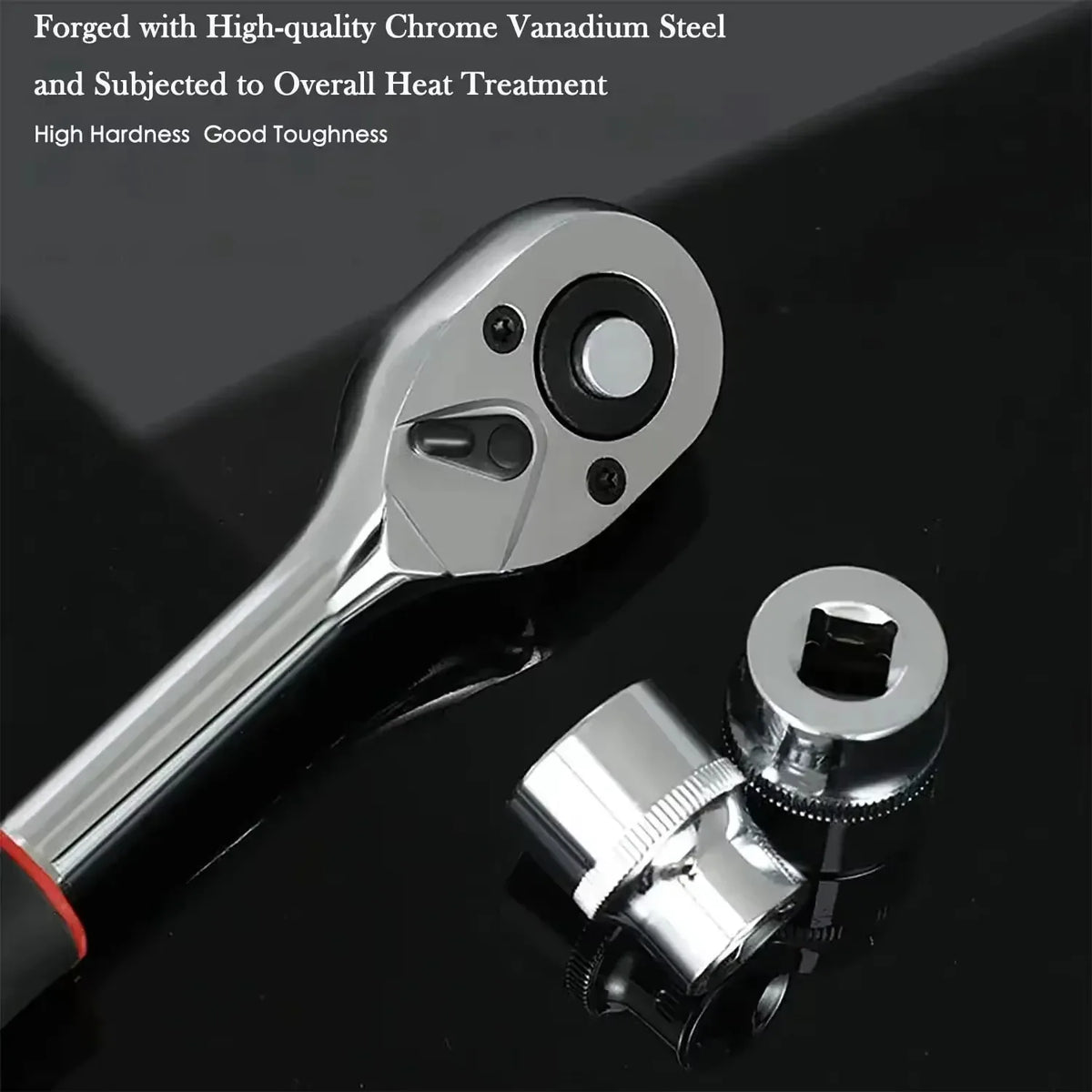 10-Pc Metric Ratchet Wrench Socket Set – Car, Bike & Boat Ratchet Socket Set Axl