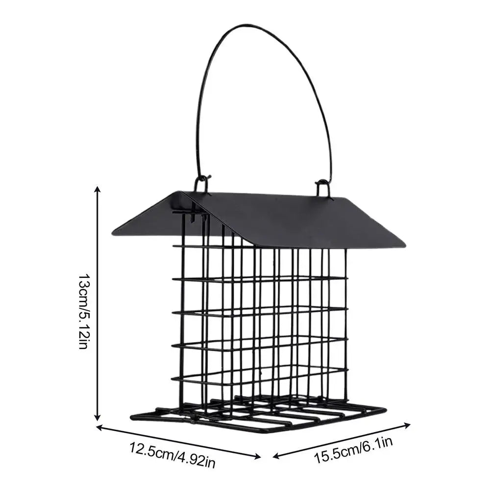 Metal Cage Suet Bird Feeder – Squirrel Proof Outdoor Station Suet Bird Feeder Axl single attribute