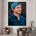 Tom Holland HD Waterproof Poster Stickers | Wall Décor & Gift Wall Poster Sticker Axl White14 30X40cmNoframe