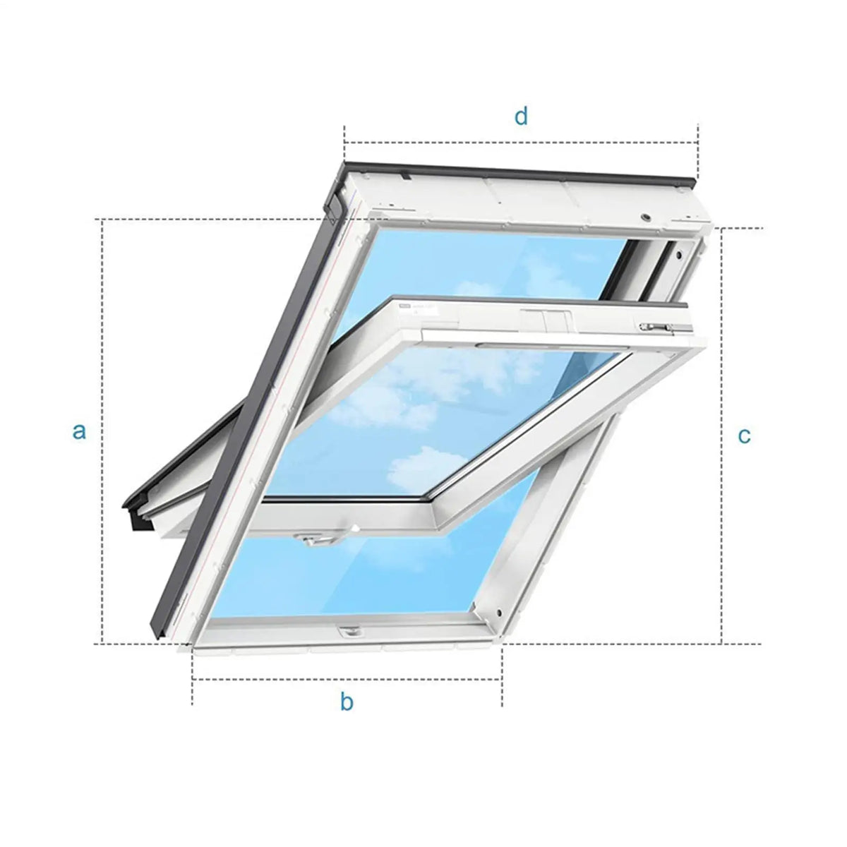 Portable AC Window Sealing Kit – 2-Pack Exhaust Vent Cloth AC Window Vent Kit Axl