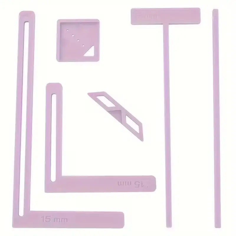 6-Piece Bookbinding Scrapbooking Tools Kit – DIY Craft Set Bookbinding Craft Kit Axl Purple