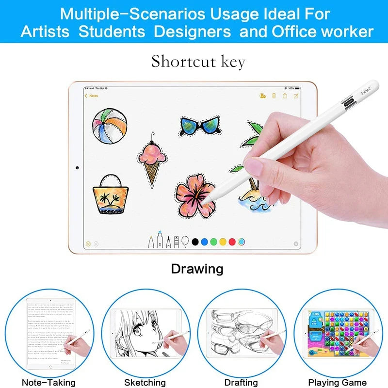iPad Stylus Pen USB-C | Palm Rejection & Tilt Sensitivity Tablet Stylus Pen Axl