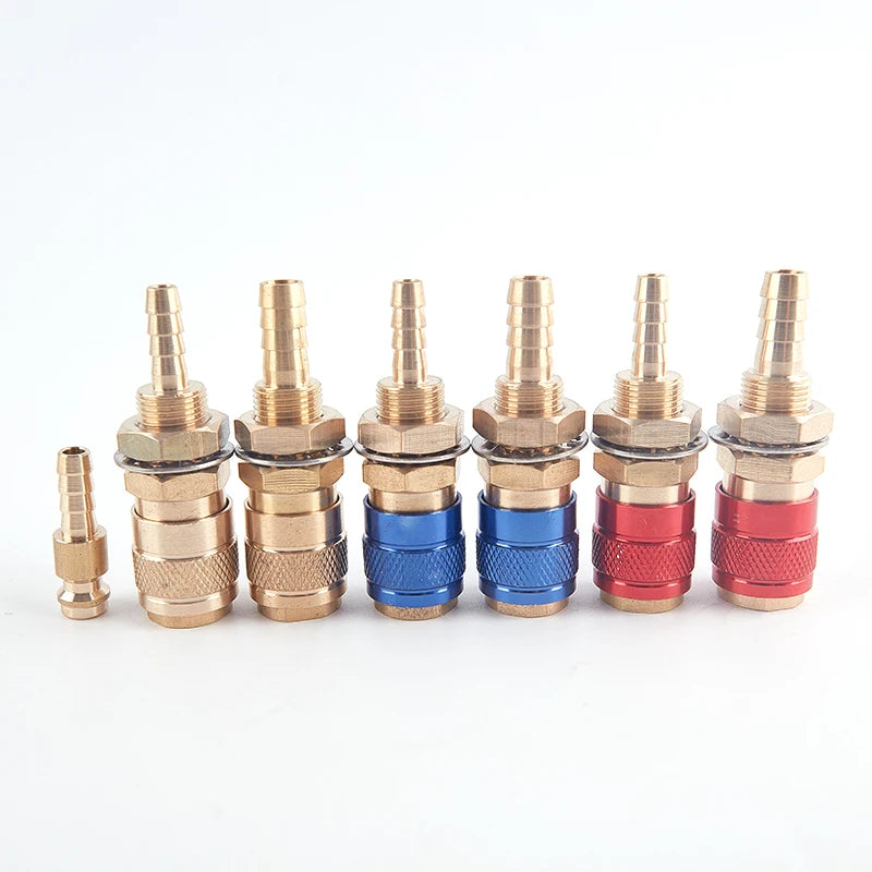Water Cooled Gas Adapter Quick Connector TIG/MIG Torch M6/M8 Welding Torch Adapter Axl