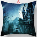 Halloween Cushion Cover 45x45cm – Pumpkin & Skull Pillow Case Decorative Pillow Cover Axl 6