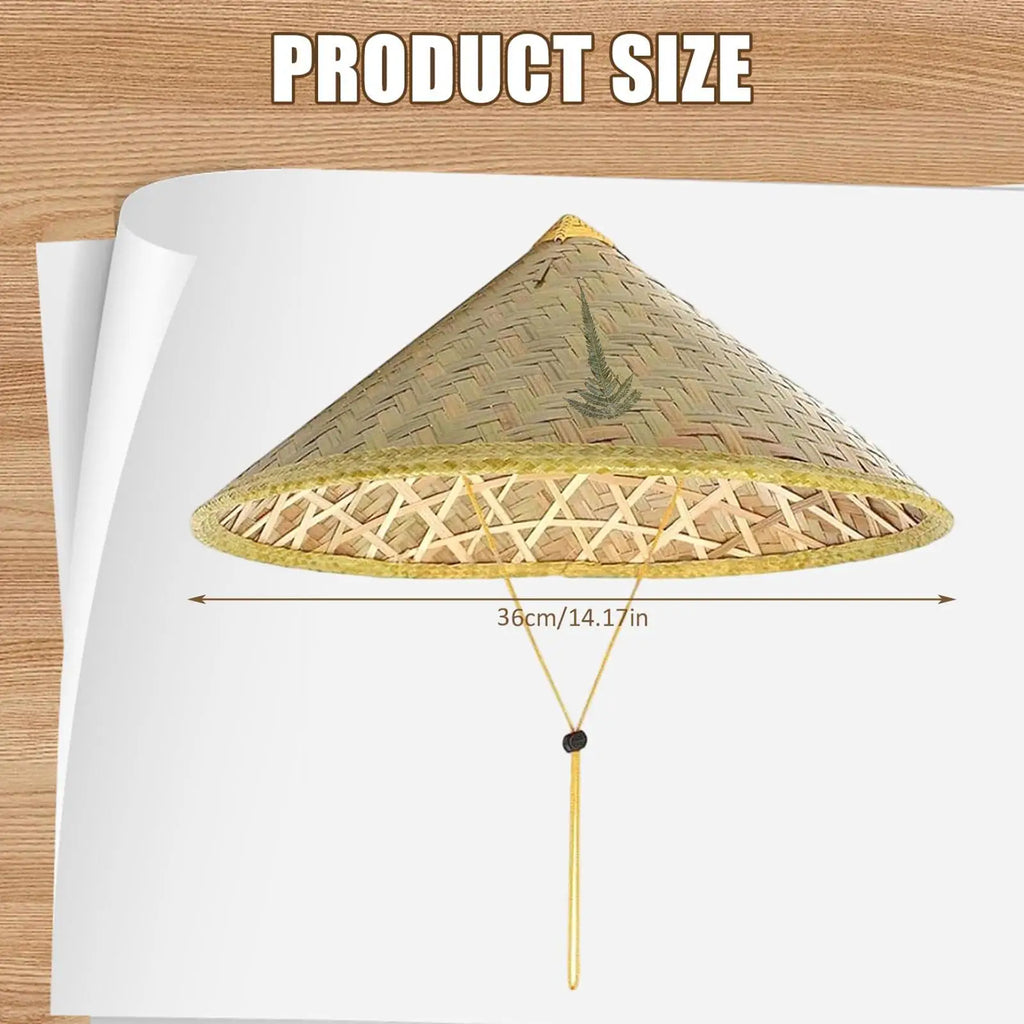 Handmade Chinese Straw Hat – Foldable Sun Hat for Beach & Hiking Straw Sun Hat Axl