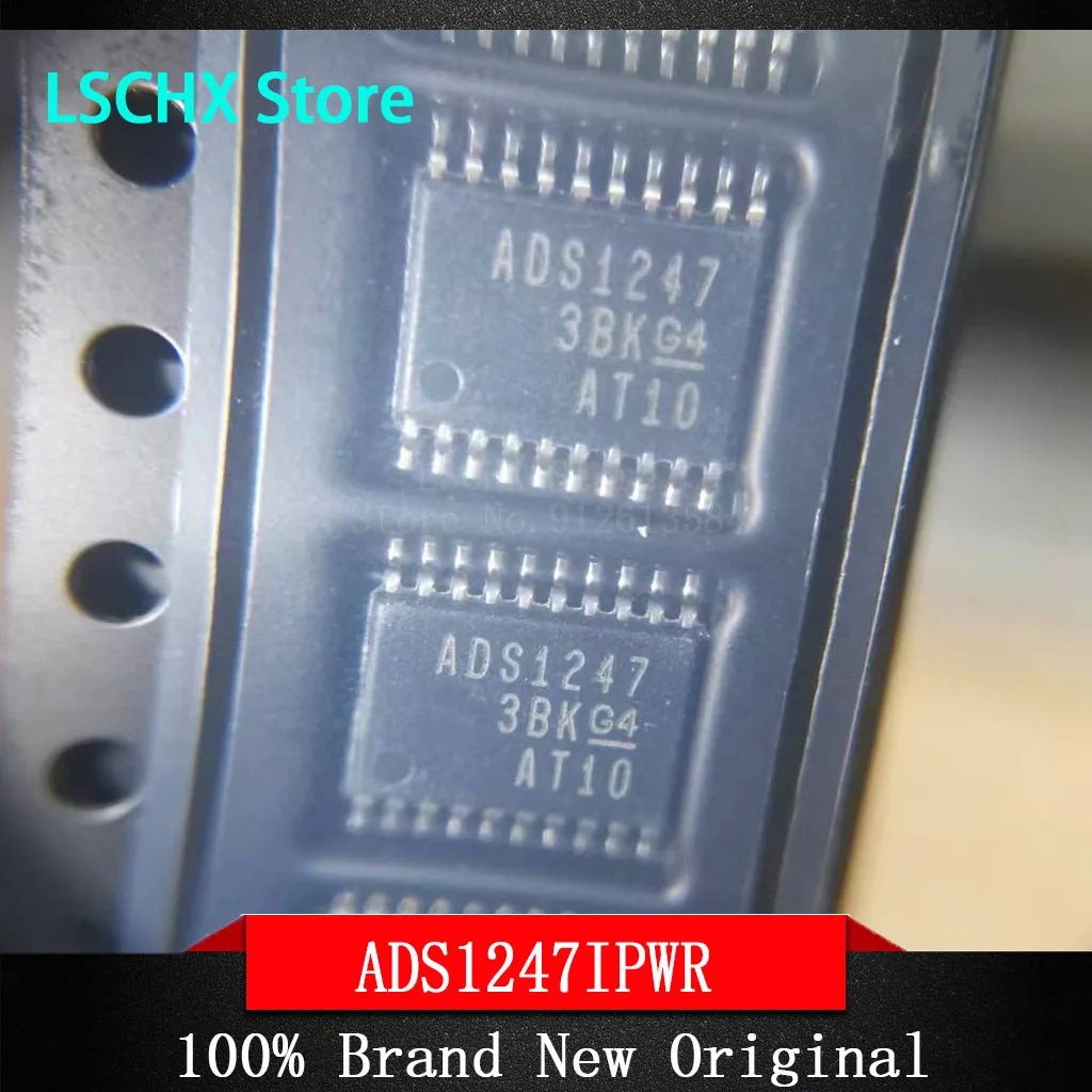 2pcs ADS1247IPWR TSSOP-20 ADC Analog to Digital Converter Chip ADC Converter Chip Axl Default Title