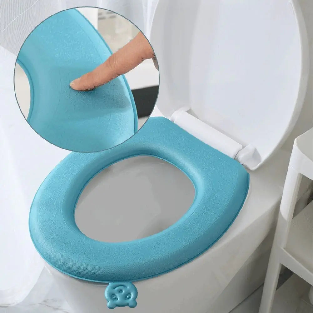 EVA Waterproof Toilet Seat Cover – Washable Universal Fit Toilet Seat Cover Axl