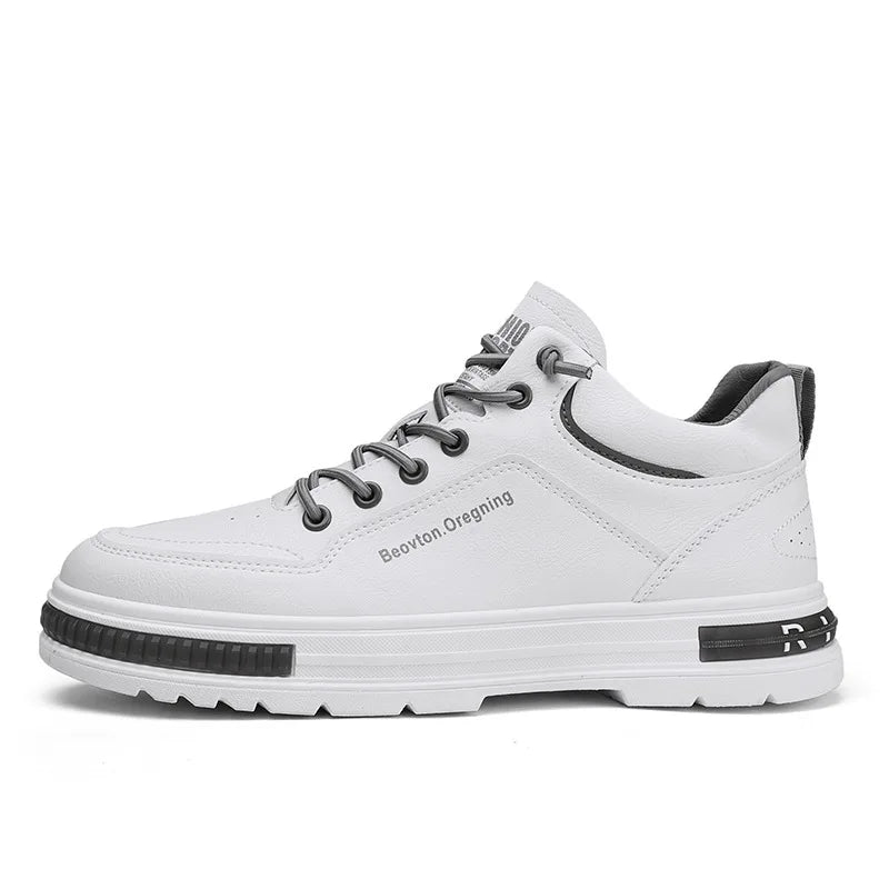 YBQJOO Men's High Top Winter Casual Shoes – Warm Non-Slip Men's Casual Shoes Axl
