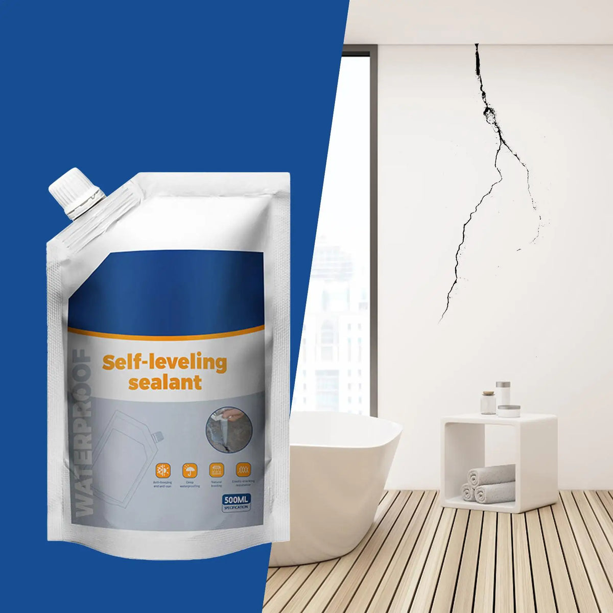 500ml Concrete Filler Repair Patch – Quick-Drying Sealant Concrete Repair Sealant Axl