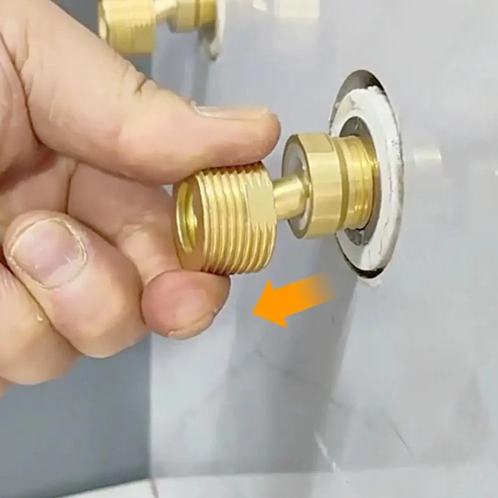 2-Pack Copper 360° Rotatable Angled Shower Faucet Adapter Plumbing Faucet Adapter Axl