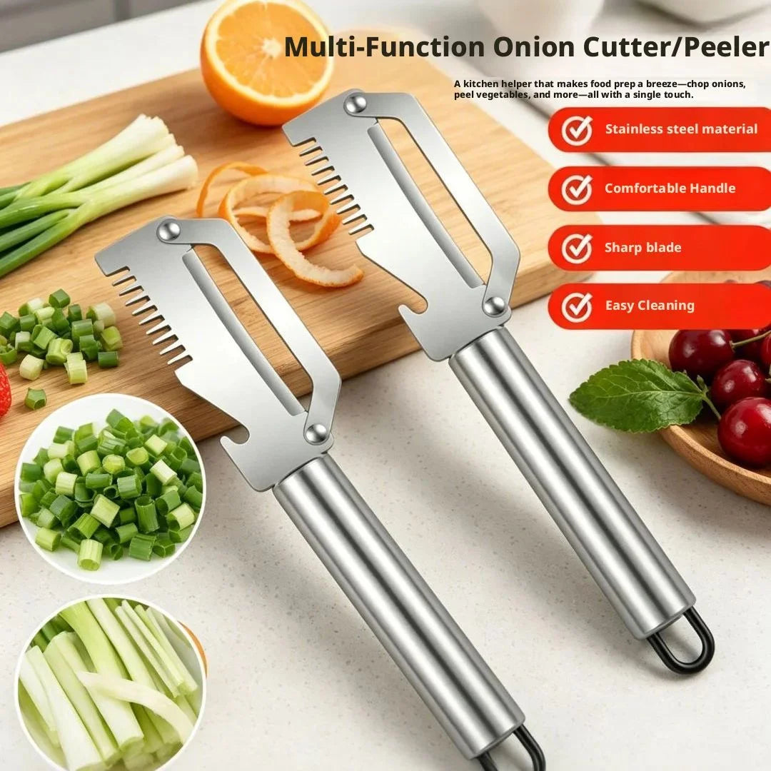 3-in-1 Stainless Steel Vegetable Peeler with Bottle Opener Vegetable Peeler Axl