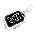 Digital Keychain Watch – Touch Screen Mini Timepiece for Bags Keychain Watch Axl Black