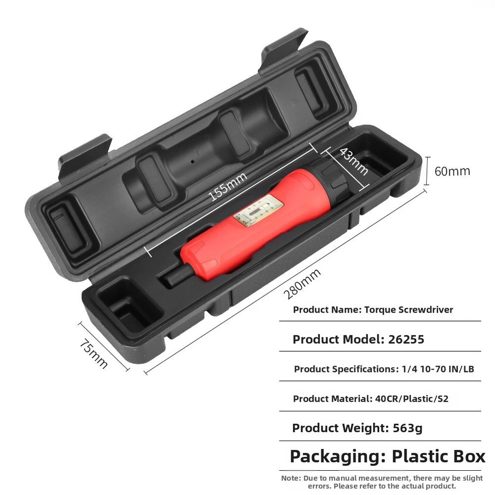 Adjustable Torque Screwdriver 10–70 In.lb | Bike & DIY Tool Torque Screwdriver Axl 26255 China Mainland