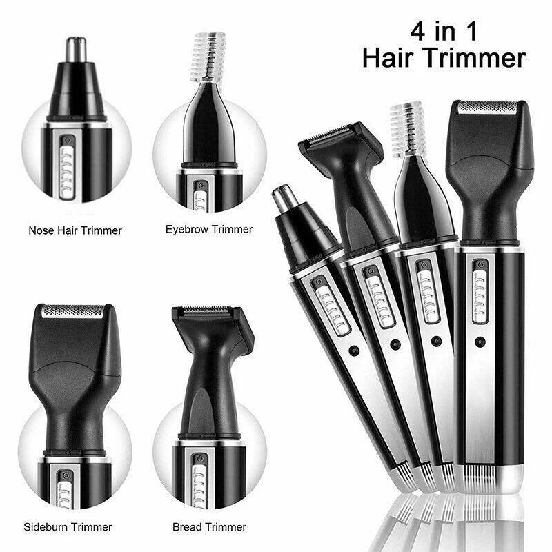 BALASHOV 4-in-1 Rechargeable Nose & Ear Hair Trimmer Electric Hair Trimmer Axl