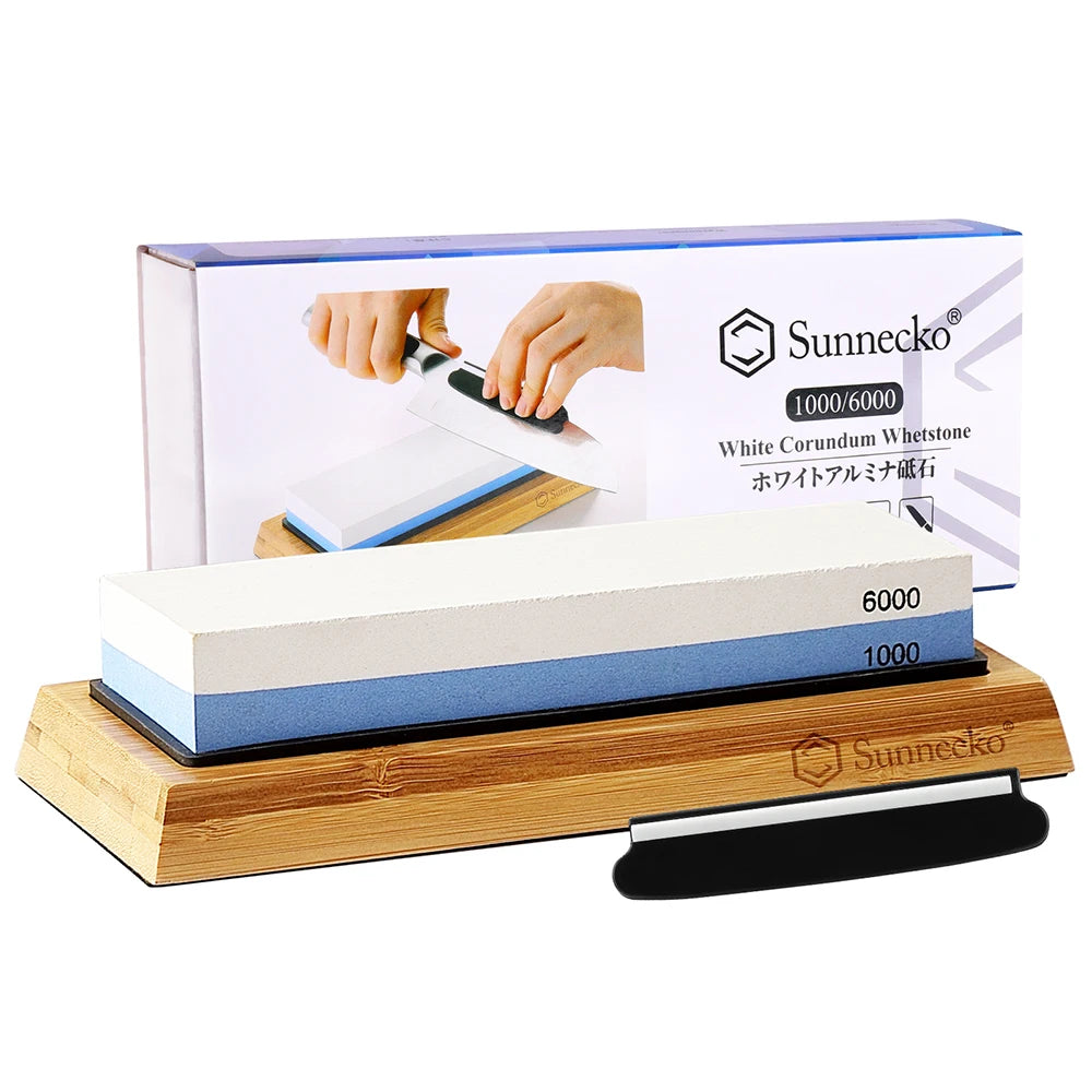 Sunnecko 1000/6000 Grit Whetstone Knife Sharpening Kit Whetstone Sharpening Kit Axl M China Mainland