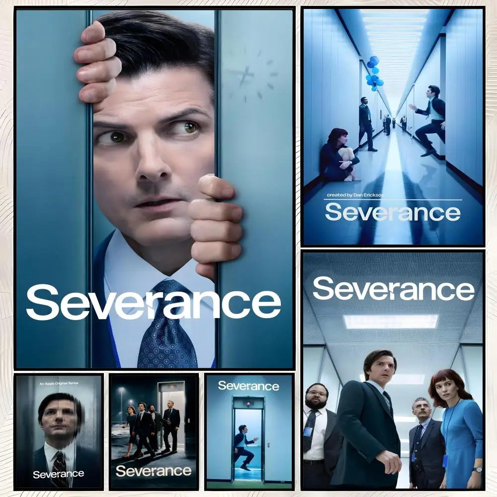 Severance TV Show Self-Stick Wall Art Poster | Waterproof Decor Wall Art Poster Axl