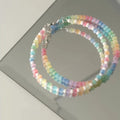 Bohemian Colorful Beaded Bracelet – Women's Rainbow Charm Beaded Charm Bracelet Axl A2