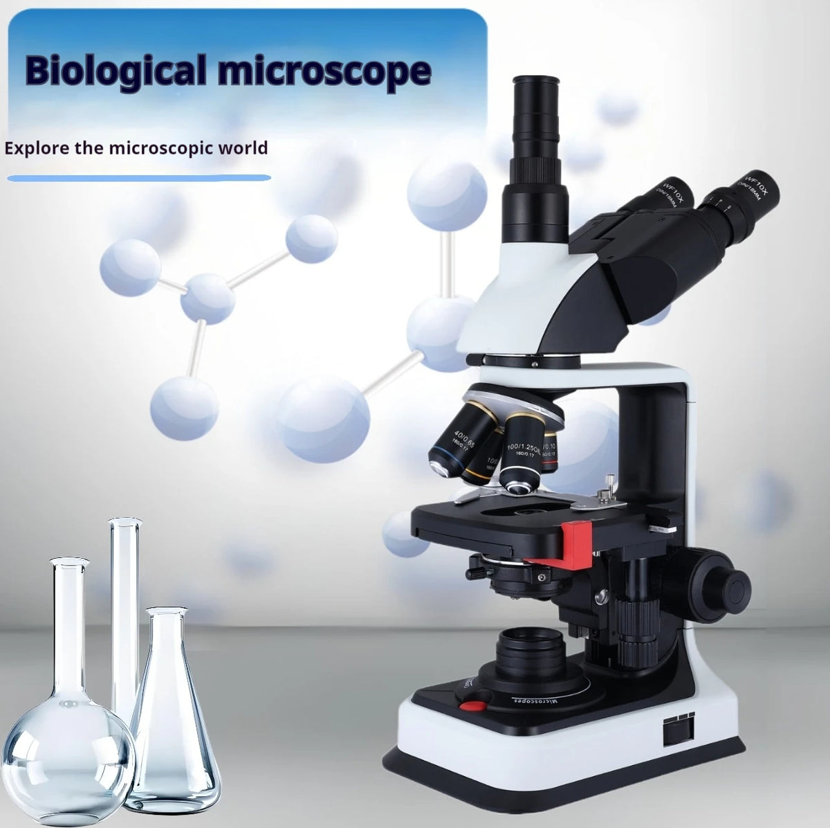 Electronic Binocular Biological Microscope – Teaching & Research Binocular Microscope Axl