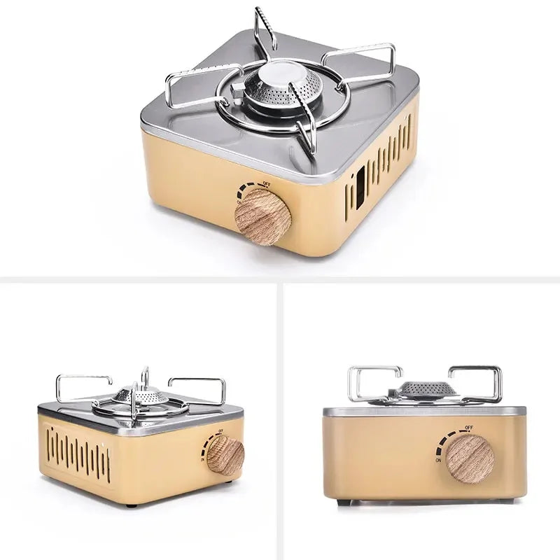 PACOONE 2800W Portable Butane Cassette Stove – Camping Burner Camping Gas Stove Axl
