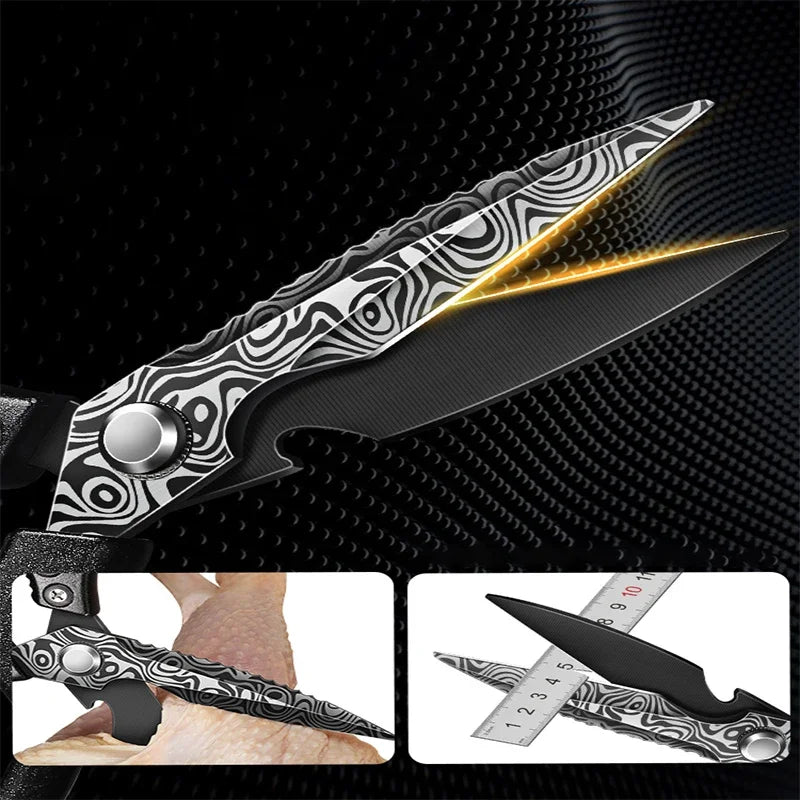 PLYS Heavy-Duty Kitchen Scissors – Stainless Steel Poultry Shears Kitchen Poultry Shears Axl