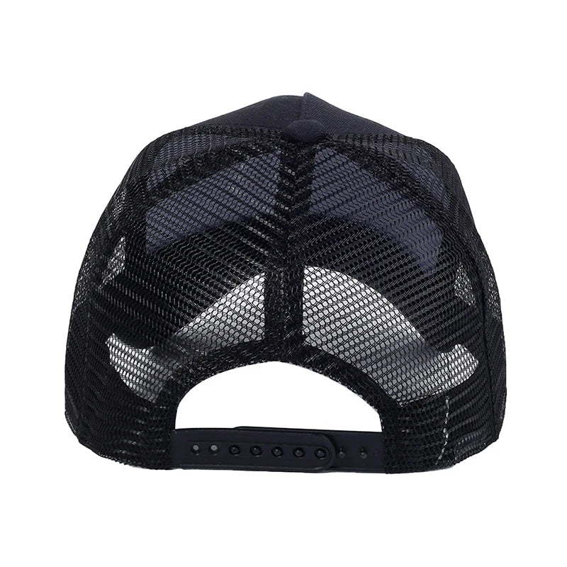 Unisex Mesh Baseball Cap – Adjustable Snapback Trucker Dad Hat Mesh Baseball Cap Axl