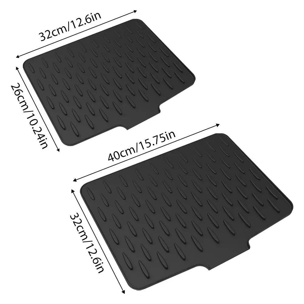 Silicone Drain Mat – Anti-Slip Heat-Resistant Kitchen Pad Silicone Drain Mat Axl