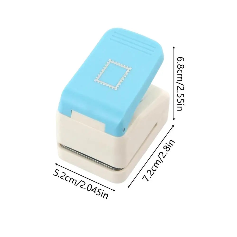 Square Postage Stamp Hole Puncher – Scrapbooking & DIY Crafts Craft Hole Puncher Axl As show