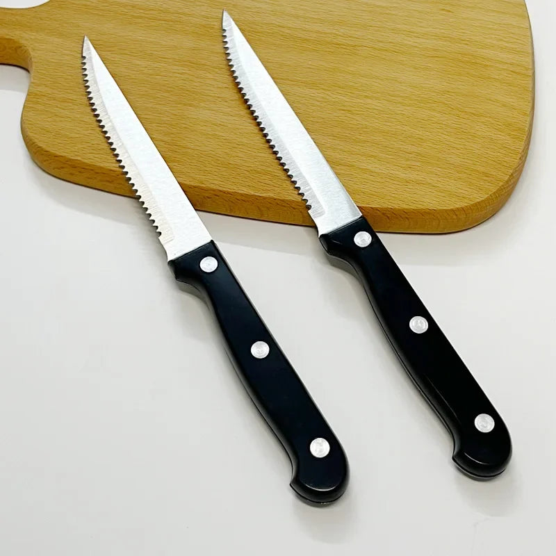 Serrated Steak Knives Set 4/6/8/16 Pcs – Stainless Steel Steak Knife Set Axl